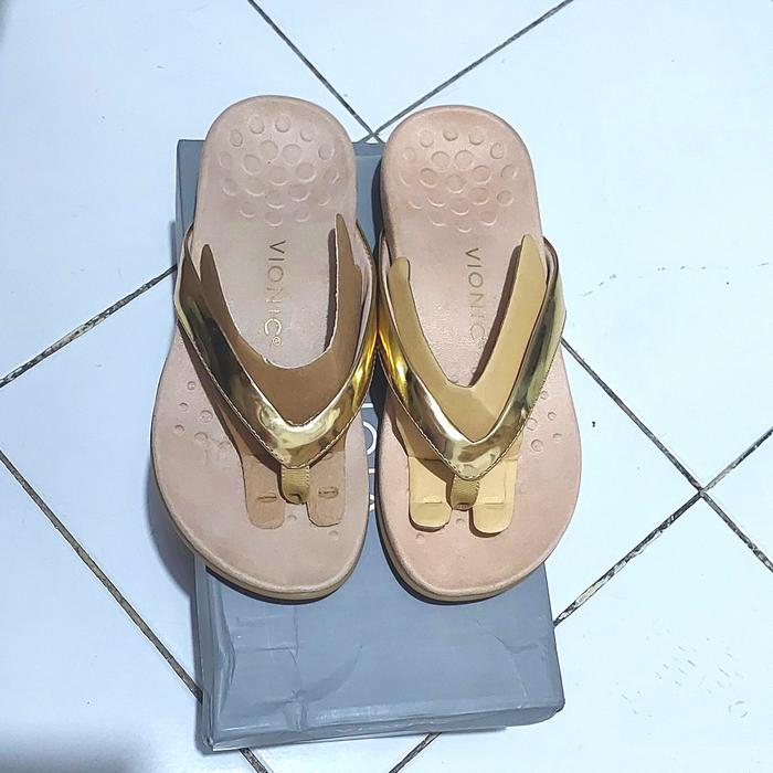 vionic dillon gold/sendal vionic dillon gold