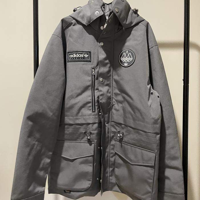 Adidas SPZL F.C Anorak Dove Grey Small