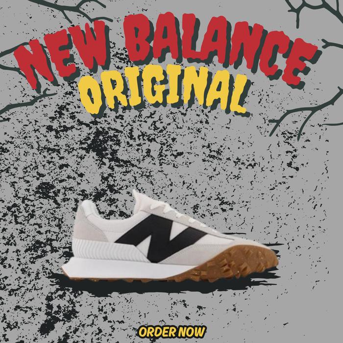 Sepatu New Balance Sneakers XC72 Lifestyle White Black Men's ( UXC72SD ) Original