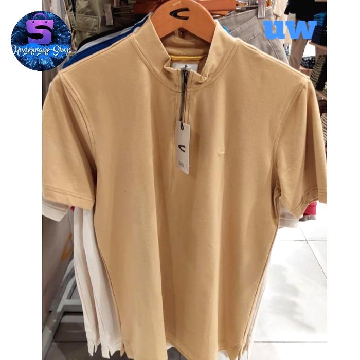 kaos pria camel active bahan katun 100% Original. coffee