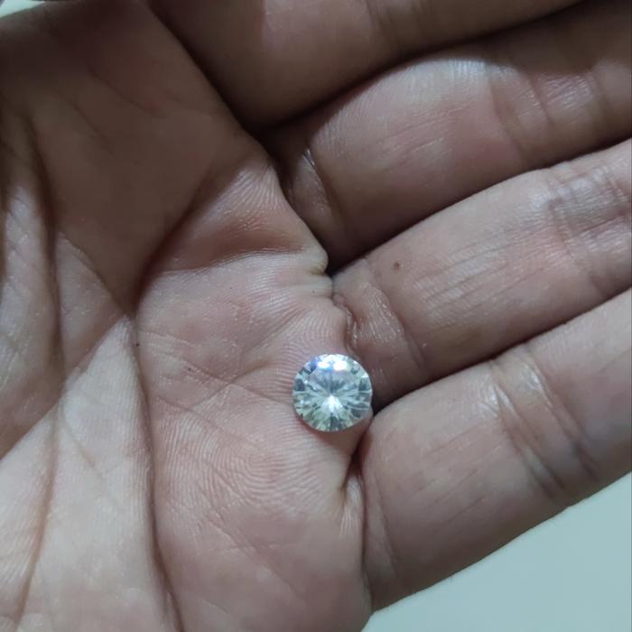 Natural berlian banjar white diamond intan banjar