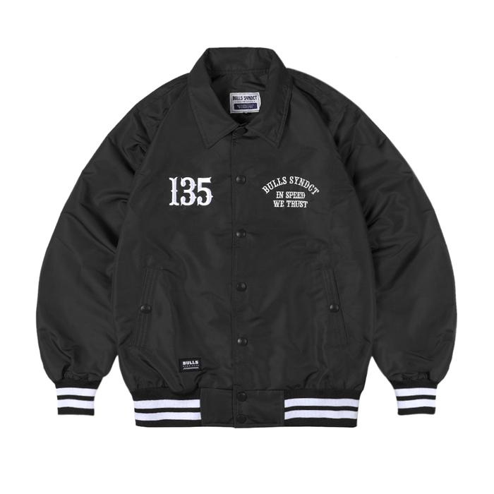 BULLS SYNDICATE WindBreaker Jacket | Metge Black