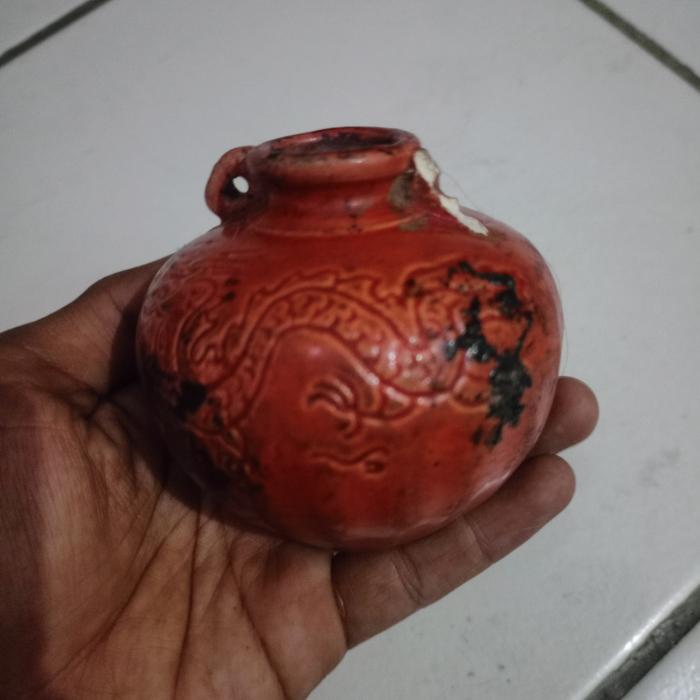 Guci / Cupu Antik Super Langka Asli Kalimantan