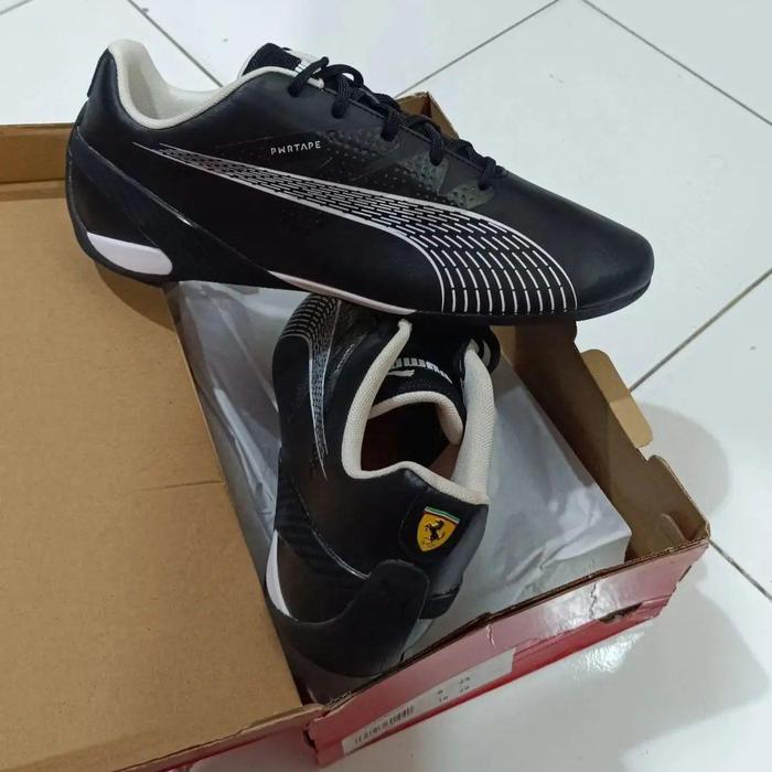 Diskon 70% Puma Ferrari Carbon Cat Black 30754601 Original