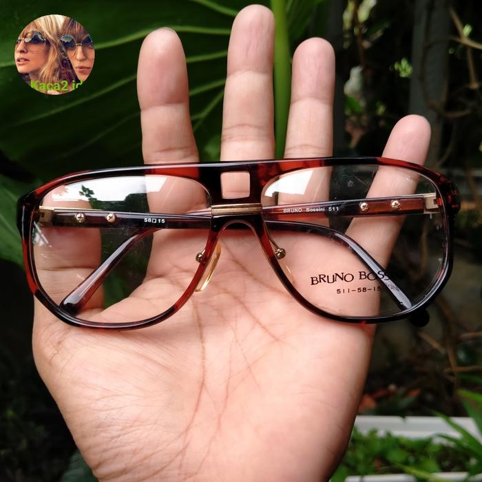 Kacamata Frame Vintage Bruno Bossini 511 Original Klasik Model