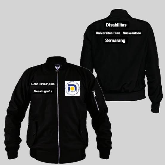 Jaket Udinus Universitas Dian Nuswantoro Bomber Bordir
