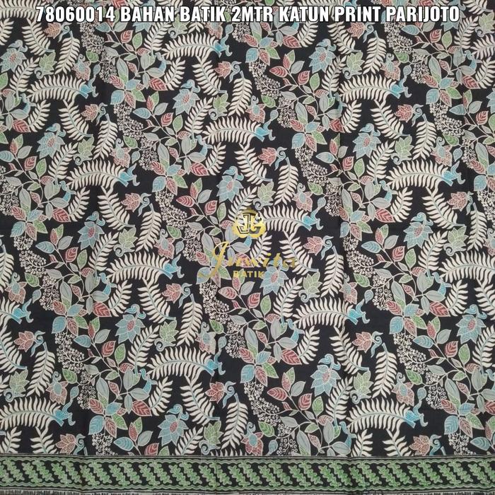BAHAN 2METER BATIK SLEMAN KAIN PARIJOTO BLEDAK TUMPAL SERET PINGGIR PARANG KATUN 2M PRINT PANJANG 20