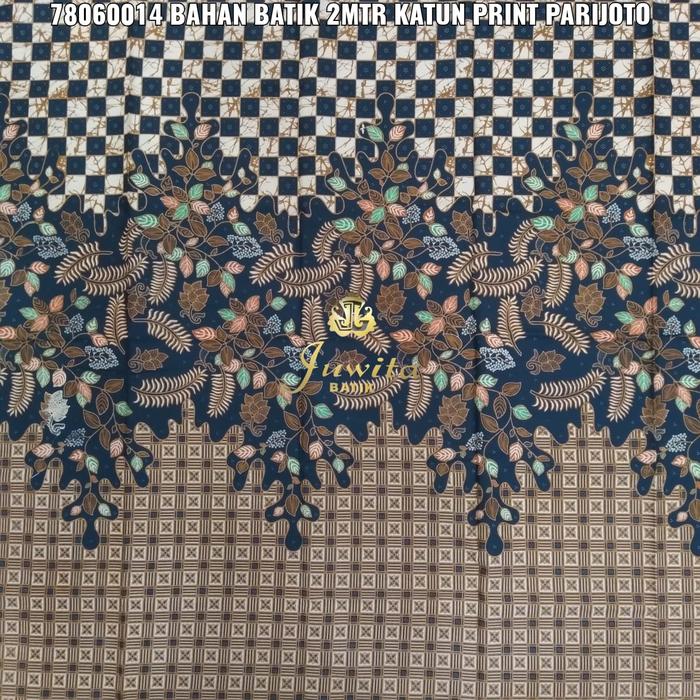 BAHAN 2METER BATIK SLEMAN KAIN KENDIT PARIJOTO KATUN 2M PRINT PANJANG 200CM