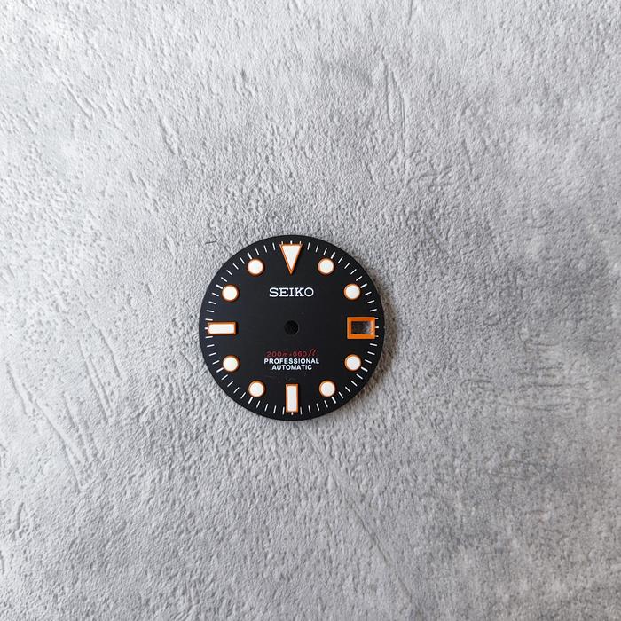 Dial seiko for caibre NH35a NH36a 7s26 mod Seiko Submarine orange acsen