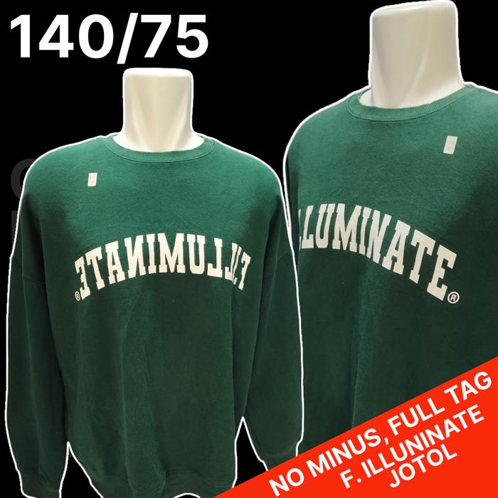 Crewneck Jotol F. Illuminate Original/Sweater Jotol F.Illuminate,Bekas