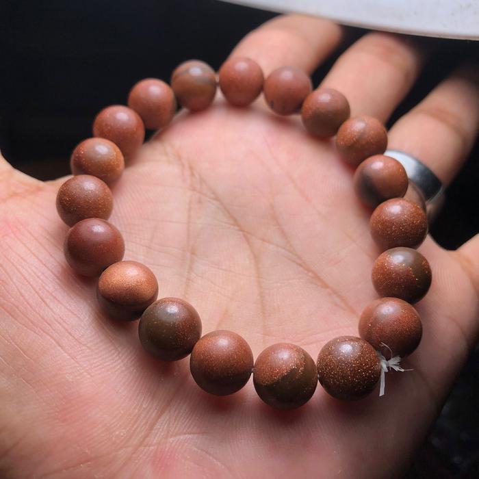 Gelang Batu Pasir Emas Asli barang Lama dari Kalimantan