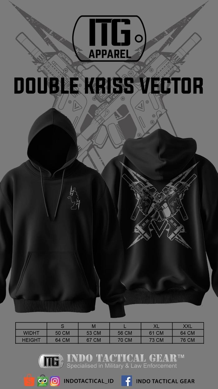 Sweater Hoodie Double Kriss Vector