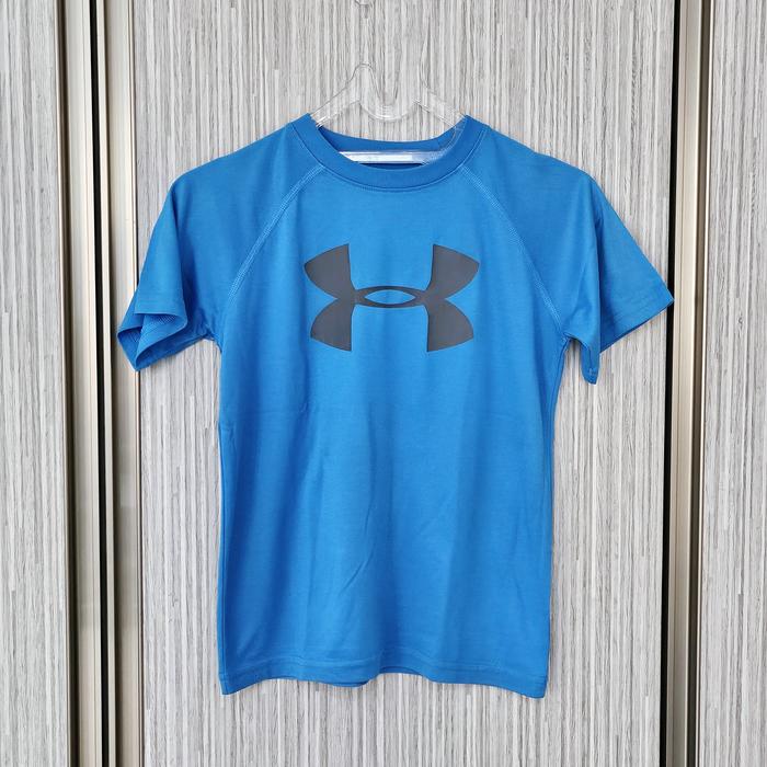 Baju Kaos Tshirt Under Armour Ori Anak Laki Laki Size Small