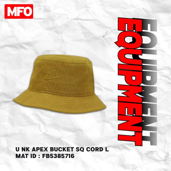 U NK APEX BUCKET SQ CORD L ORIGIAL ORI BUCKET HAT NIKE FB5385716