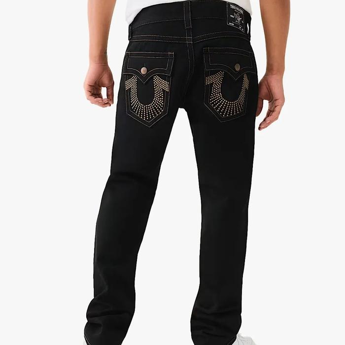 Celana True Religion - Men Denim Pants - RICKY FLAP SN STUDDED Ori