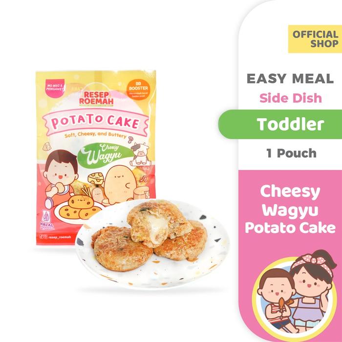Resep Roemah Perkedel Kentang Wagyu Keju / Cheesy Wagyu Potato Cake