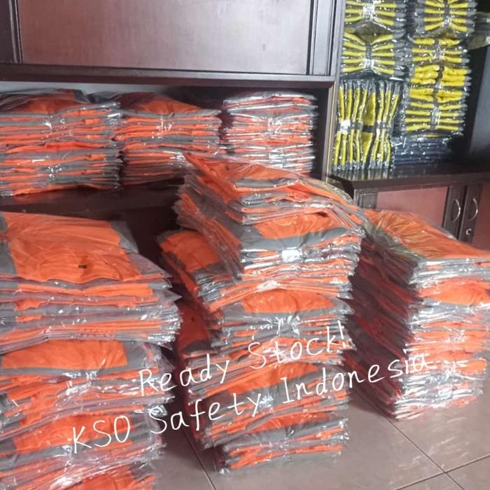 Kaos Pekerja Orange Divisi Gedung