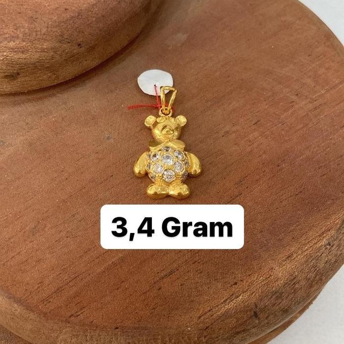 Liontin Rantai Kalung Emas 3,4 Gram Liontin Gold