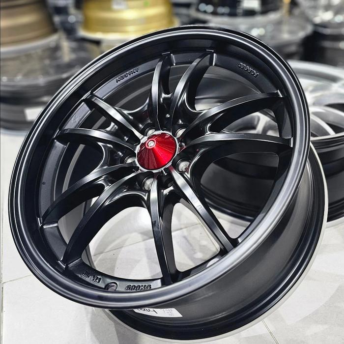velg racing 17 PCD 5x100 - 5x114,3 MUGEN MF10 velg mobil ring 17 Avanza veloz xenia sienta hrv terio