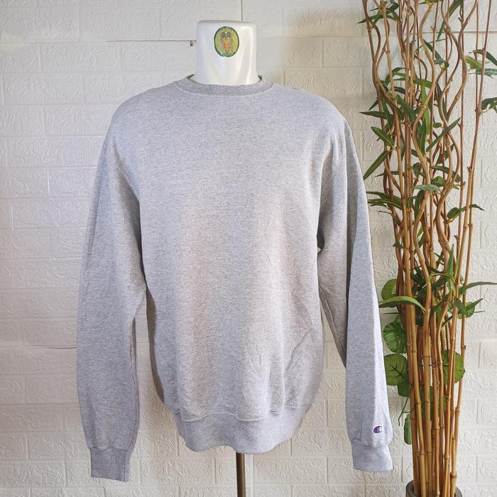 CREWNECK CHAMPION ECO AUTHENTIC, SIZE L (SECOND BRANDED) ABU-ABU, PT219