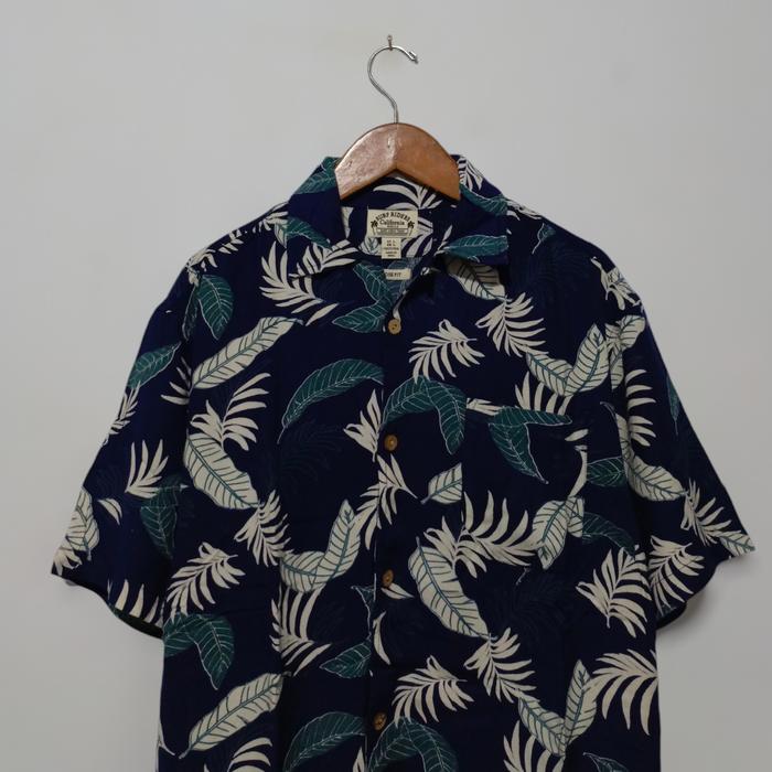 Kemeja Rayon Hawaii Who Au California Second Original