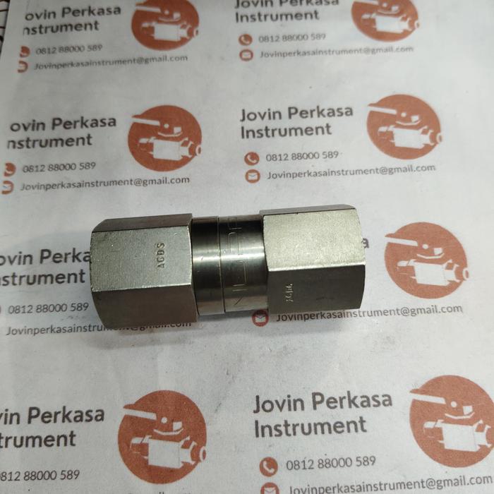 CHECK VALVE 3/8 " FEMALE NPT NUPRO