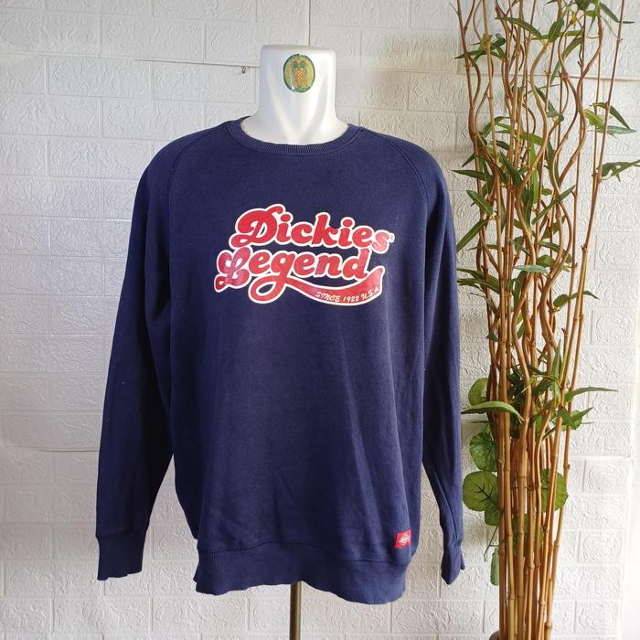 CREWNECK DICKIES LEGEND ORIGINAL, SIZE L (SECOND BRANDED) NAVY PEKAT, PT228