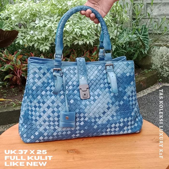 TAS wanita preloved branded BottegaV*, kulit mulus vintage limited edition