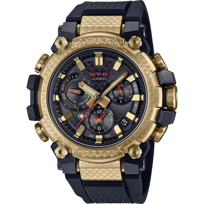 SWISS Import Jam Tangan Pria Original G-Shock Premium MT-G Bluetooth Solar Golden Dragon | MTG-B3000