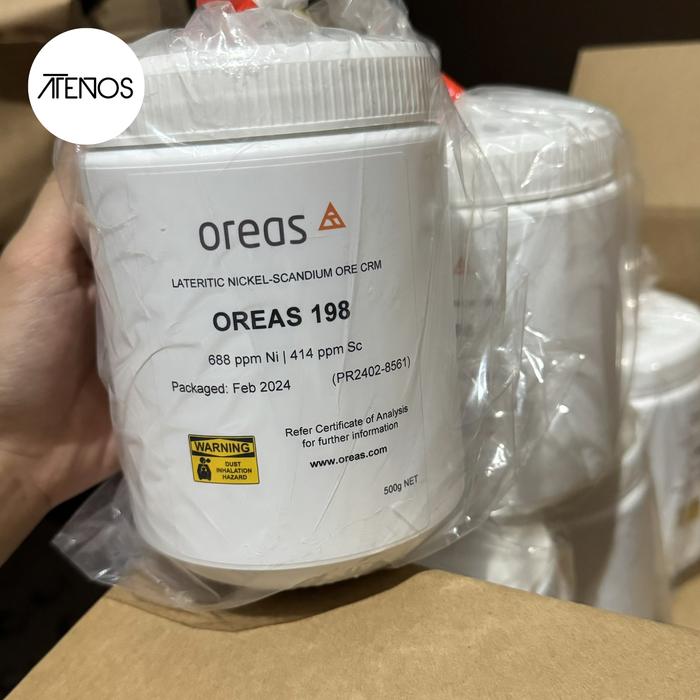 CRM MINERAL ORE 198 NICKEL LATERITIC (Ni) OREAS -  500 GR