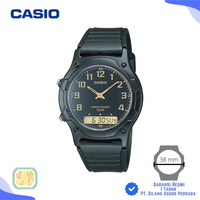 JAM TANGAN CASIO AW-49H-1B ORIGINAL - AW 49H 1BVDF HITAM