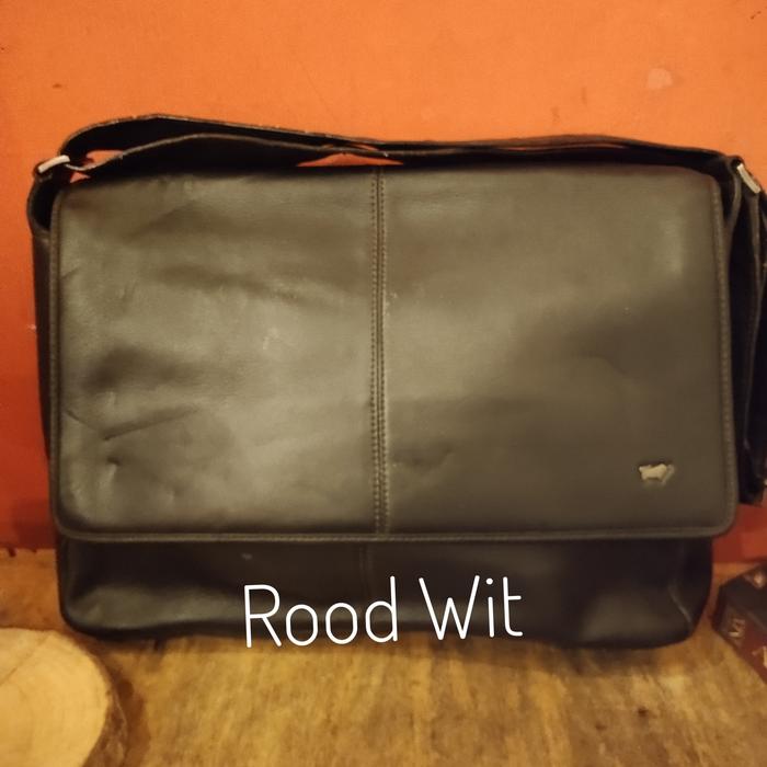Jual tas laptop Braun Buffel Germany Sling bag second tas kerja pria hitam