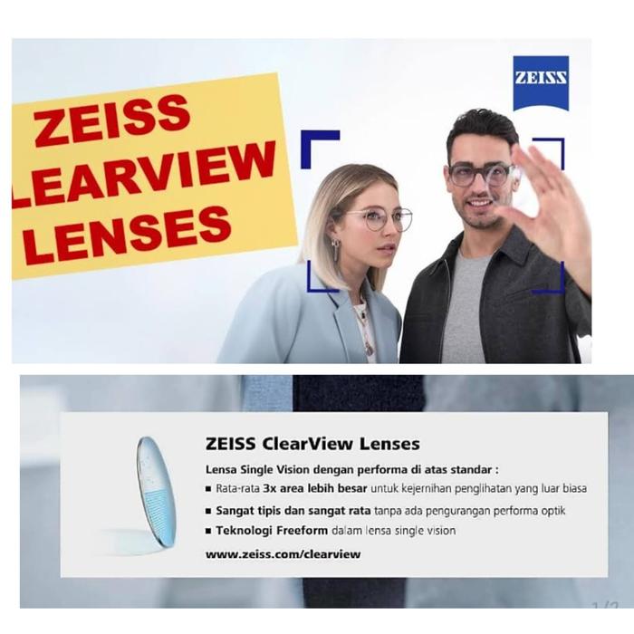 Lensa kacamata DVP Finish SV Zeiss blueguard