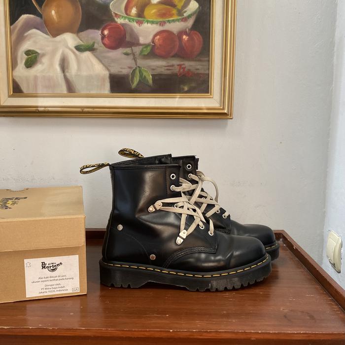Dr. Martens 1460 BEX Stud Black Rick Owen Look Size 43 / 9UK Original Resmi Like New