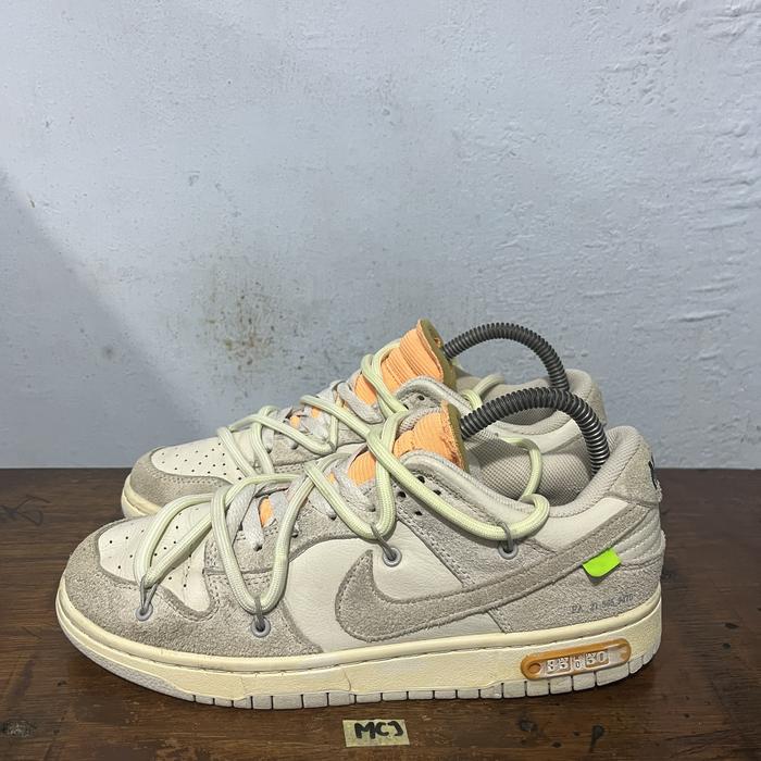 Sepatu second ori nike sb low x off white 11 of 50 sail size 40
