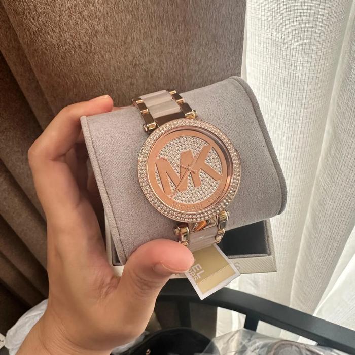 Jam tangan wanita mk6176 rosegold