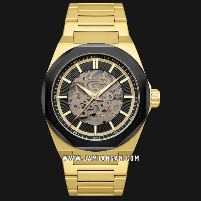 Jam Tangan Thomas Earnshaw Clark ES-8182-99 Automatic Skeleton resmi original