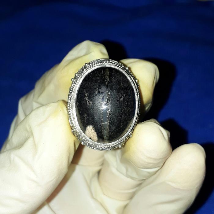 cincin Batu akik fosil kelor kendit