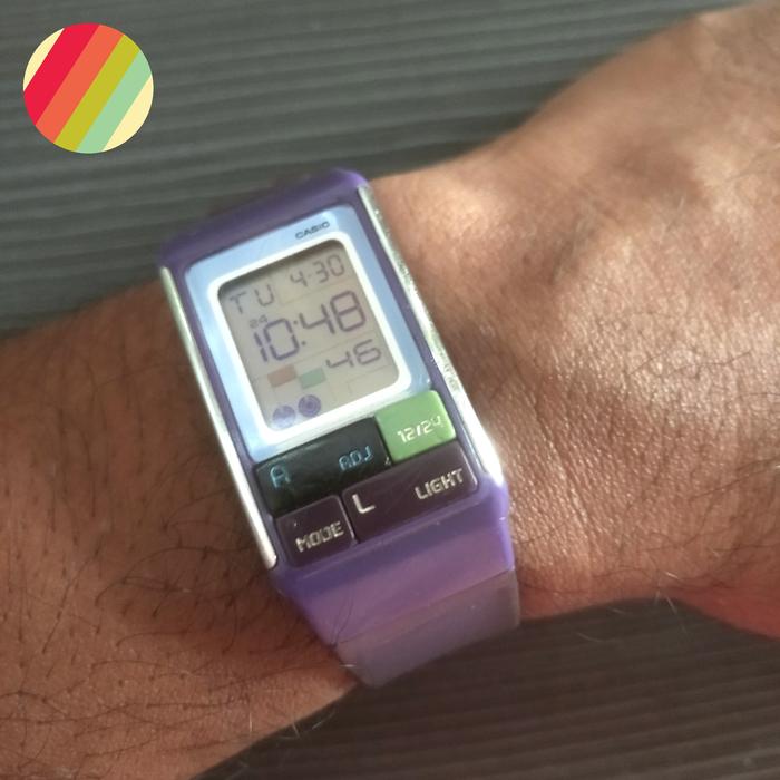 CASIO LDF-52 PURPLE GREEN