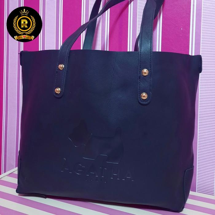 Agatha Paris Tote Bag Leather ,