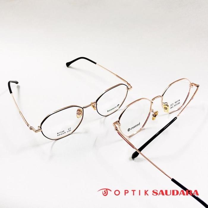 Kacamata Bulat Titanium Bossini F B1148 49 Terlaris