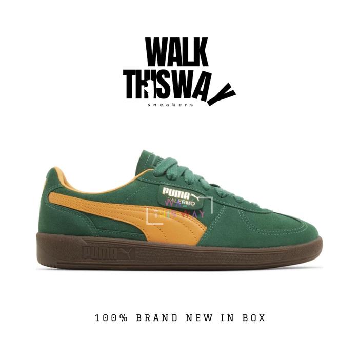 sepatu pria sneakers puma / sepatu puma / sneakers pria / green yellow