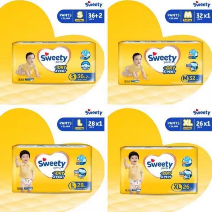 Popok Bayi sweety bronze S36