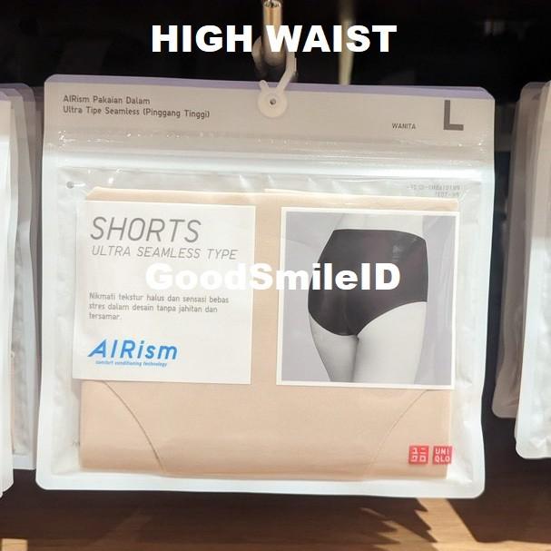 SALE Women AIRism CD Wanita Pakaian Dalam Ultra Seamless Celana High Waist UNIQLO
