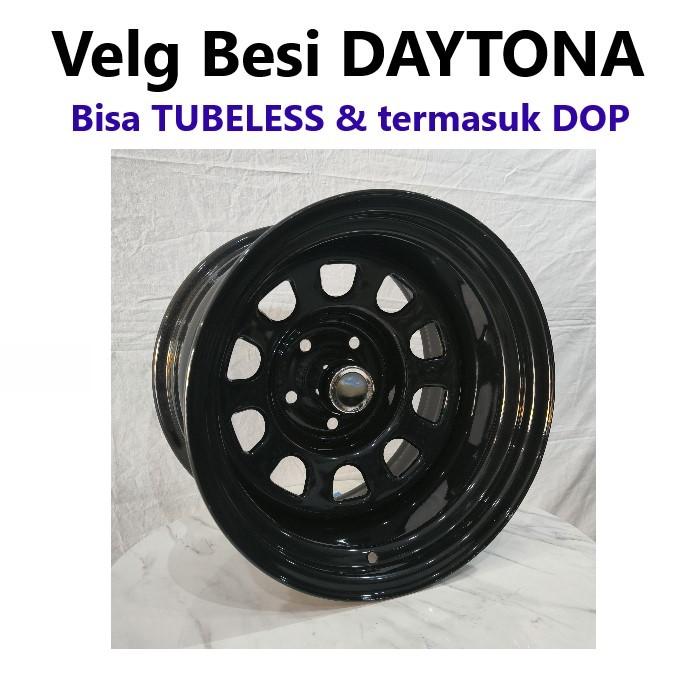 5pcs Velg Daytona 15x10 5H 114.3 et-44 ( LIMITED ) Ring 15 R15 Lebar 10 inci Lobang 5  Velg Mobil Of