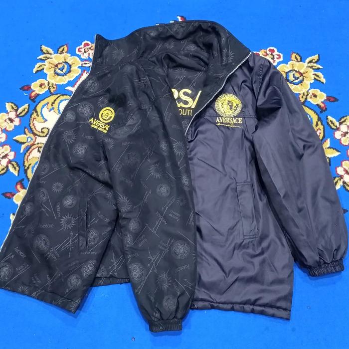 jaket VERSACE  sz XXL jumbo pria bolak balik casual fullprint bagus istimewa