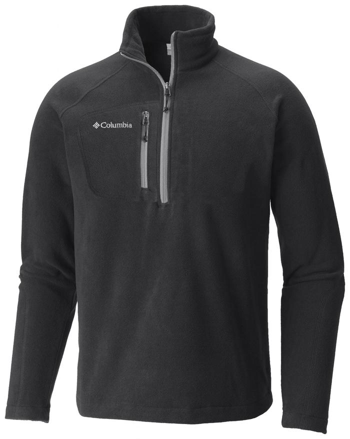 Men Fleece Half Zip Jacket Bigsize Original - Jaket Pria Jumbo Size CLM0168