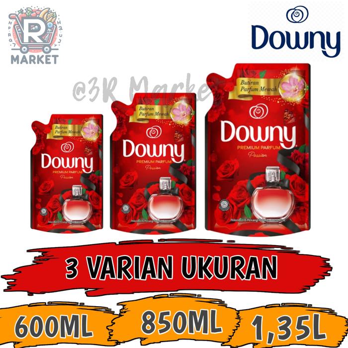 Downy Premium Parfum Passion Pewangi Dan Softener All Varian Ukuran