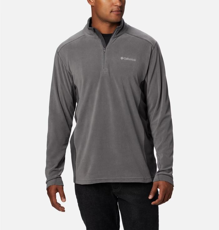 Men Fleece Half Zip Jacket Bigsize Original - Jaket Pria Jumbo Size CLM0172