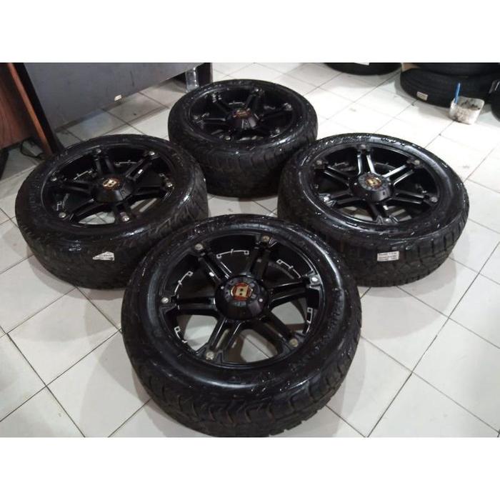 Velg Bekas Racing Balistik Ring 20 Plus Ban Accelera Omicron 285 50 R20 Lebar 9 Et 20 Pcd 6X139 Paje